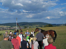 Heimerad Gedenkfeier auf dem Hasunger Berg